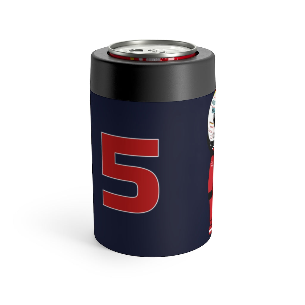 Sebastian Vettel Stainless Steel Beer Can Insulator - Navy