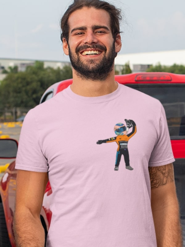 2022 Daniel Ricciardo McLaren Caricature T-Shirt