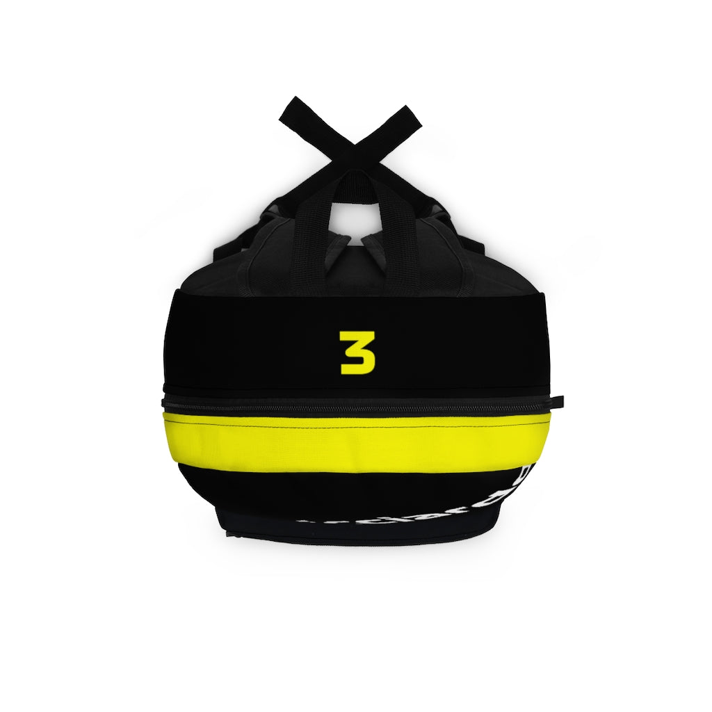Daniel Ricciardo Race Suit Backpack Type 2 - Black & Yellow