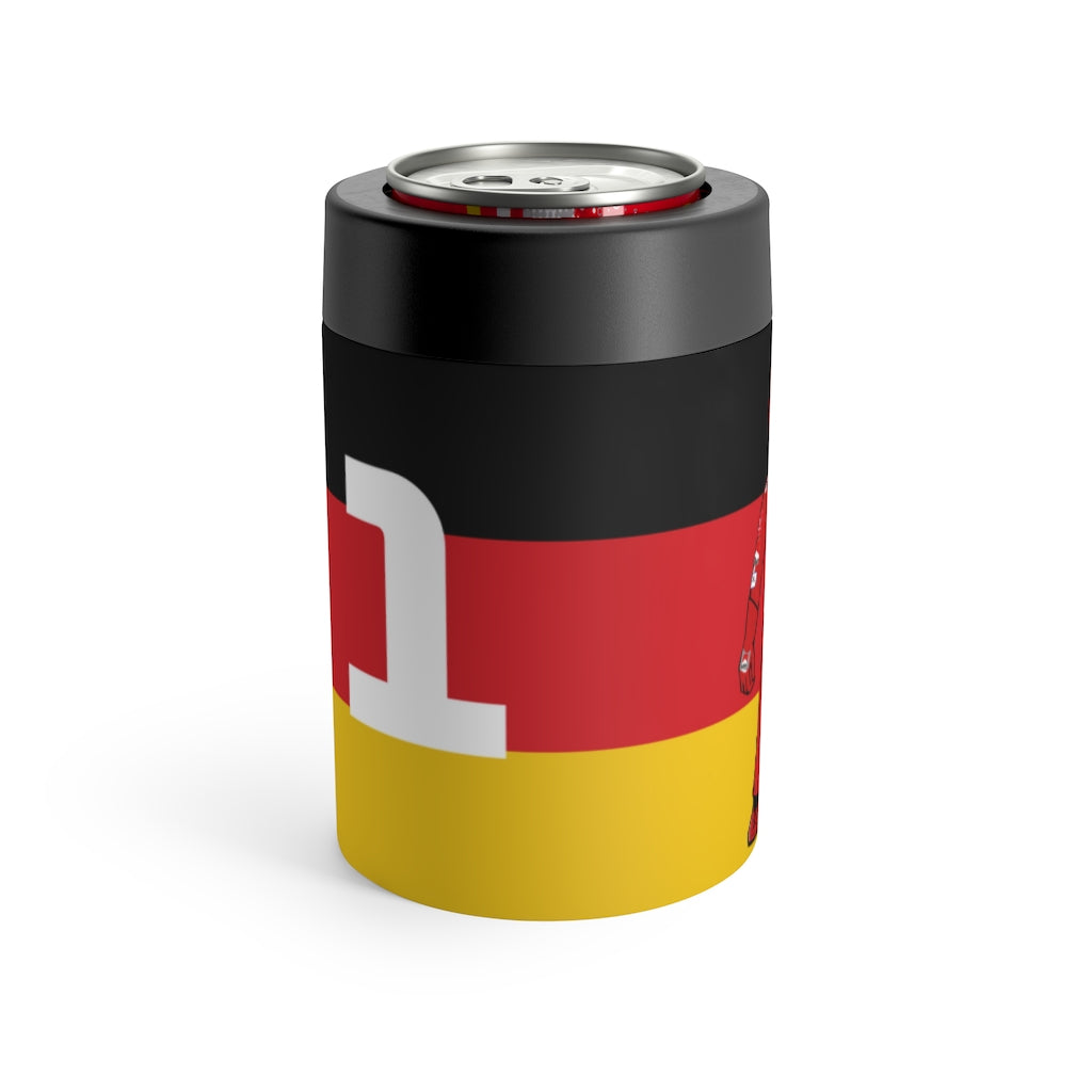 Michael Schumacher Beer Can Insulator - German Flag