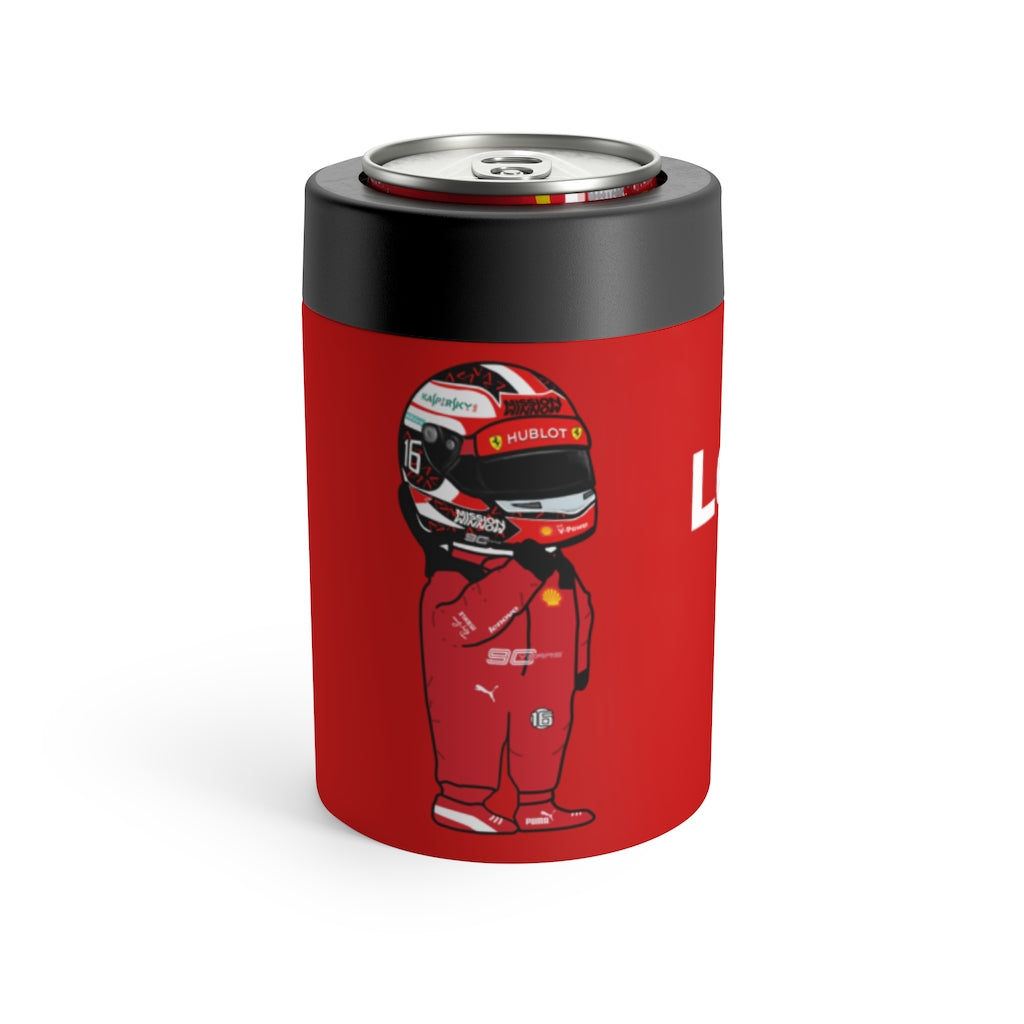 Charles Leclerc Stainless Steel Beer Can Insulator - Red