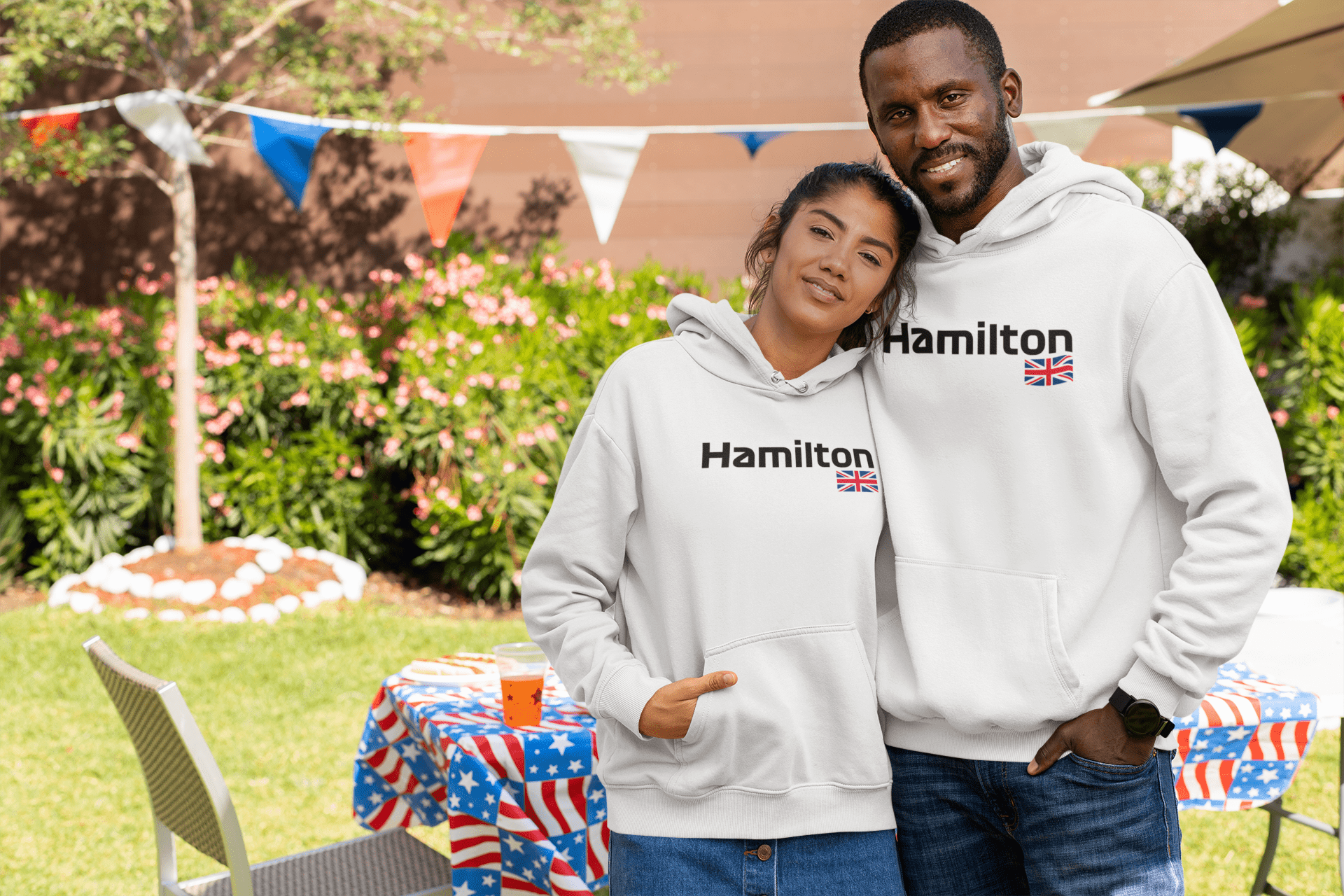 Hamilton Union Jack Hooded Sweatshirt
