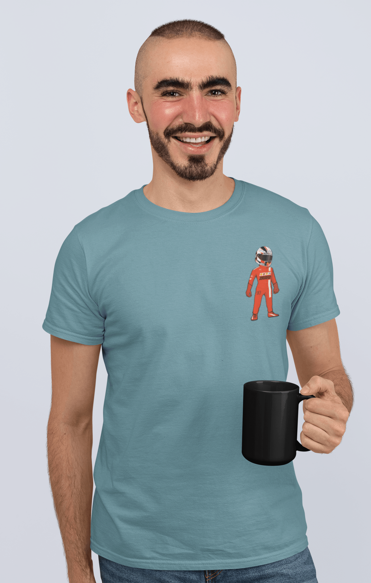 2021 Charles Leclerc Caricature T-Shirt