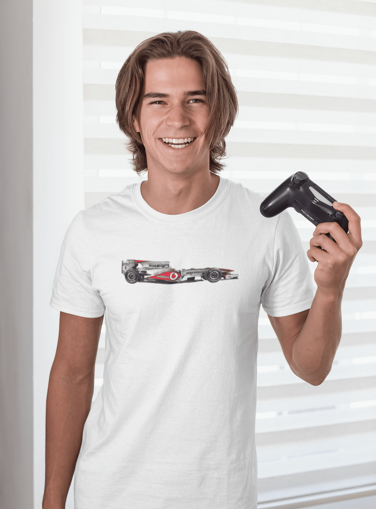 Hamilton and Button's MP4-25 Side T-Shirt
